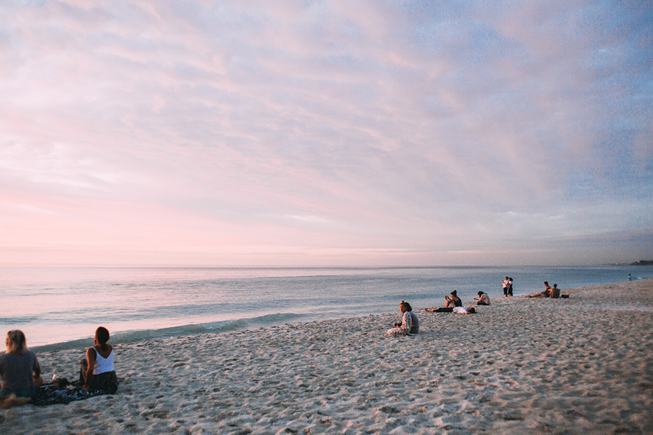Sunset on Beach